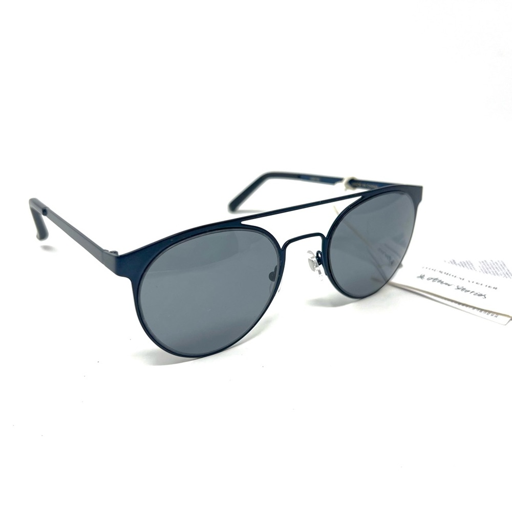 Stockholm Atelier & Other Stories Women’s Round Aviator Sunglasses Blue Frame